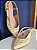 Slingback Mira Me Ilhos Gergelim Salto - Imagem 2