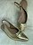 Slingback Mira Me CRYSNOEL Ouro Salto - Imagem 1