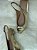 Slingback Mira Me CRYSNOEL Ouro Salto - Imagem 2