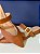 Mule Chanel Mira Me Caramelo Salto - Imagem 1