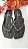 Chinelo Black Knot Strass - Imagem 1