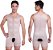 Cinta Masculina Pós Cirúrgica Operatório Cirúrgico Ginecomastia Abdominoplastia Lipoaspiração de Abdômen Flancos Costas Coxas Biobela 1621 Completa - Imagem 1