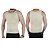 Cinta Regata Camisa Masculina Modela Cintura Reduz Medida Esconde Barriga Alta Compressão do Abdômen Alívio Dores lombares Correção Postura - Imagem 1