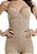 Body Macaquinho Modelador Macacão Alta Compressão Com Bojo E Ziper Afina Cintura Corrige Postura Modela Quadril Pernas Barriga Mondress 845R Original - Imagem 3