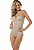 Body Modelador Cinta Modeladora Valoriza Os Seios E Silhueta Alinha O Corpo Tecido Microfibra Duplo Afina Silhueta Comprime Barriga Culote Diminui Até 2 Números Mondress 1002R Original - Imagem 1