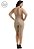 Body Macaquinho Modelador Macacão Plus Size Alta Compressão Com Bojo E Ziper Afina Cintura Corrige Postura Modela Quadril Pernas Barriga Mondress 845RE Original - Imagem 5