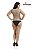 Body Modelador Plus Size Cinta Modeladora Compressão S/ Bojo Compressão Reduz Medidas Mondress 930RE Original - Imagem 3
