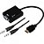 Adaptador HDMI x VGA (HDMI M x VGA F) com áudio - Imagem 3