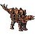 Brinquedo Pedagógico em Madeira - Stegosaurus 3D com 70 Peças - Imagem 2