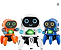 Boneco Eletrônico Robô Amiguinho Luz Movimento E Som dança led - Imagem 2