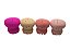 Esponja De Silicone Facial Em Formato De Água Viva Para Banho Esfoliação Limpeza Massagem Limpar Os Poros Toque Suave - Imagem 2