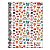 Caderno Universitário FORONI 240fls 12 Matérias Pop Collection - Imagem 3
