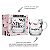 Caneca Dia Das Mães Vidro Elegance Brasfoot Mãe Sua Luz Inspira 300ml - Imagem 2