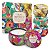 Kit 04 Velas Aromáticas Latinha Decorativa Brasfoot Floral - Imagem 1