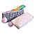 Estojo Xadrez Pompom UNISO 1 compartimento 210 x 85 x 35mm Preto - Imagem 1