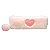 Estojo Pelúcia Coração 1 Compartimento UNISO 210x65x55mm - Imagem 1