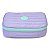 Estojo Box Puffer 100 Pen POLIBRAS Nylon Lilás Pastel - Imagem 4