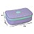 Estojo Box Puffer 100 Pen POLIBRAS Nylon Lilás Pastel - Imagem 3