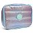 Estojo Box Puffer 100 Pen POLIBRAS Nylon Lilás Holográfico - Imagem 1