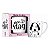 Caneca Porcelana Urban BRASFOOT Mãe de Dog 300ml - Imagem 1