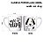 Caneca Porcelana Urban BRASFOOT Mãe de Dog 300ml - Imagem 3