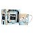 Caneca Porcelana Urban BRASFOOT Viajar pelo Mundo 300ml - Imagem 1