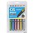 Caneta Brush Pen CIS Metallic estojo com 6 cores metalizadas - Imagem 1