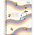 Caderno Colegial 10 Matérias Snoopy Tilibr Sortido - Imagem 3