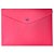 Pasta Envelope C/ Botão A4 Full Color Pink Dello - Imagem 1