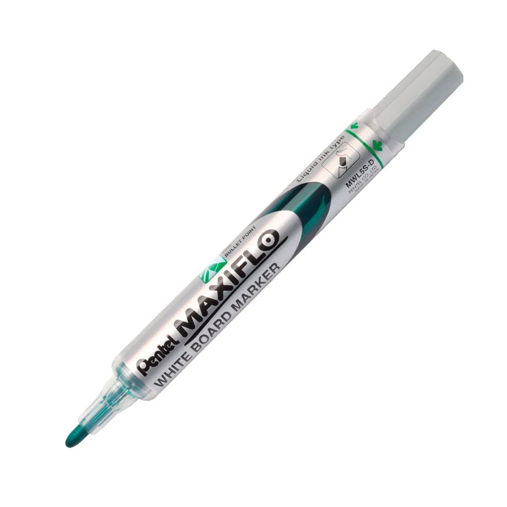 Marcador Quadro Branco Maxiflo 4mm Verde Pentel - Imagem 1