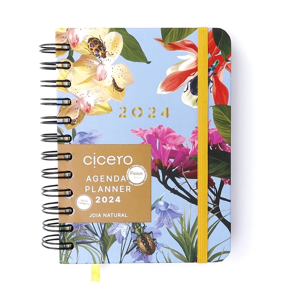 Agenda Planner 2024 Joia Insecta Tarde Cicero - Imagem 9