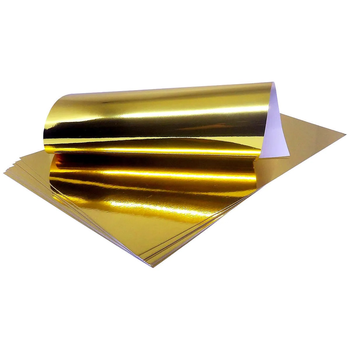 Papel Laminado A4 250g/m² Dourado 10 Folhas Master - Imagem 4