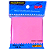 Bloco Adesivo Rosa Neon 75x75mm 100 Fls Master - Imagem 1