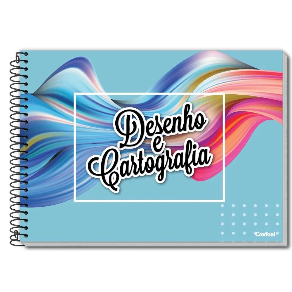 Caderno De Desenho 48 Folhas Credeal Sortido - Imagem 5