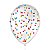 Balão N°9 Confetti Transparente 25 Peças São Roque - Imagem 2