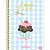 Caderno 1 Matéria Cupcake Foroni - Capas Sortidas - Imagem 3