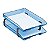 Caixa Correspondência Fixa Dupla Azul Clea Acrimet - Imagem 2