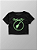 Camiseta Cropped Neon Verde Preto - Imagem 2