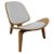 Poltrona Shell Hans Wegner Freijó - Imagem 1