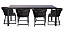 Conjunto de Jantar Sky com mesa Ripada Alumínio - Imagem 2
