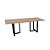 Mesa Reunião Pé Industrial Retangular 2,60x1,20cm - Imagem 1