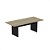 Mesa Reunião Pé Painel Retangular 2,0x0,90cm - Imagem 1
