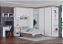 Roupeiro de Canto - Solteiro com mesa Branco Premium 3.62 x 2.72m - Imagem 1