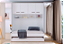 Roupeiro  - Cama solteiro com cama auxiliar Branco Premium 3.06 m - Imagem 1