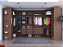 Closet em U Capuccino Premium 1.57 x 4.37 x 1.76 m - Imagem 1