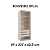 Closet em U Capuccino Premium 1.57 x 4.37 x 1.76 m - Imagem 6