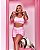 Conjunto Barbie - Vichy Pink | Ref: 6105 - Imagem 1