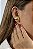Brinco Ear Hook Dourado Texturizado Ouro 18k - Imagem 3