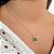 Conjunto Oval 1.3mm Verde Ouro - Imagem 3