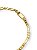Pulseira Elos Com Fecho Gaveta Folheado Ouro18k - Imagem 2